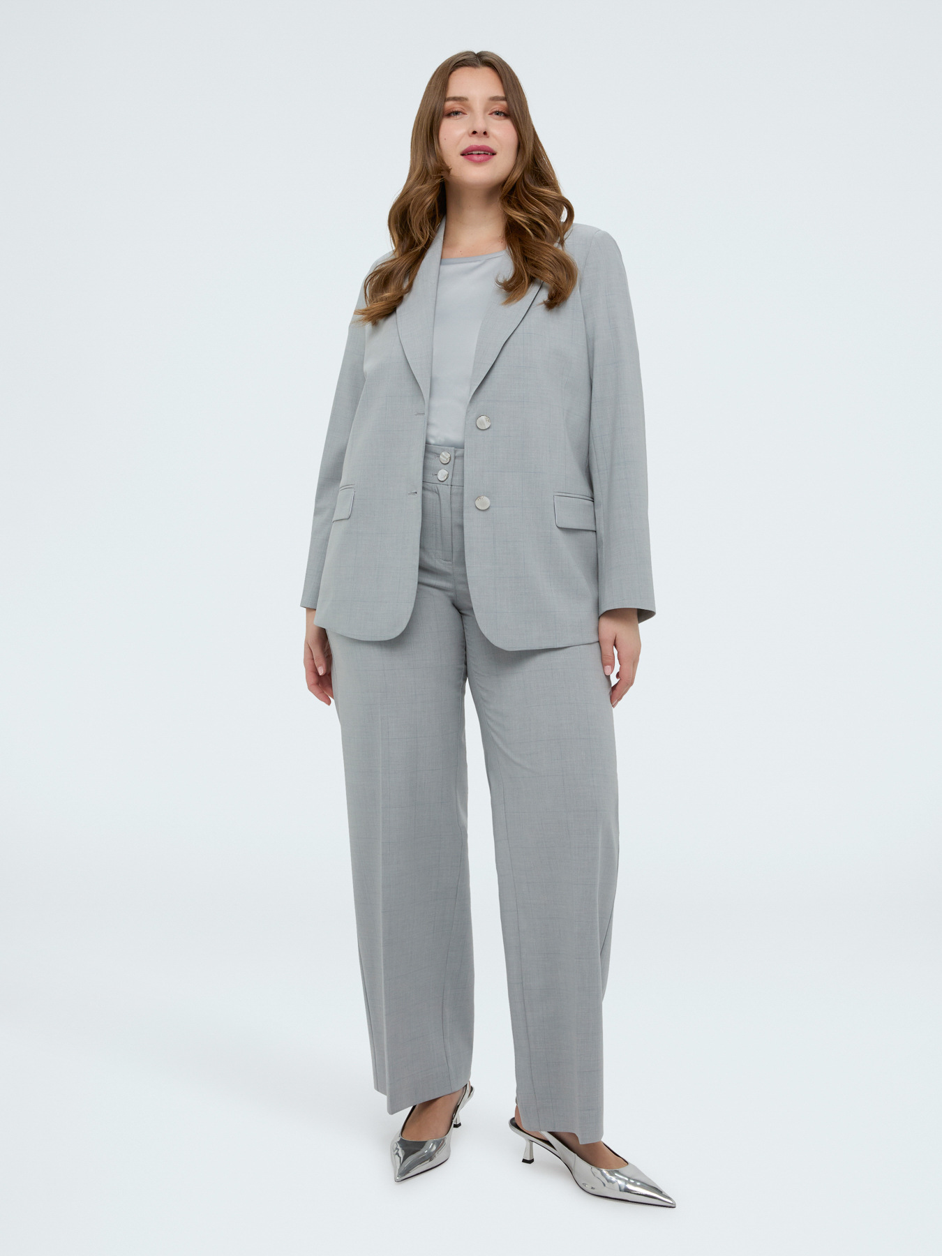 Blazer stampa check image number 5