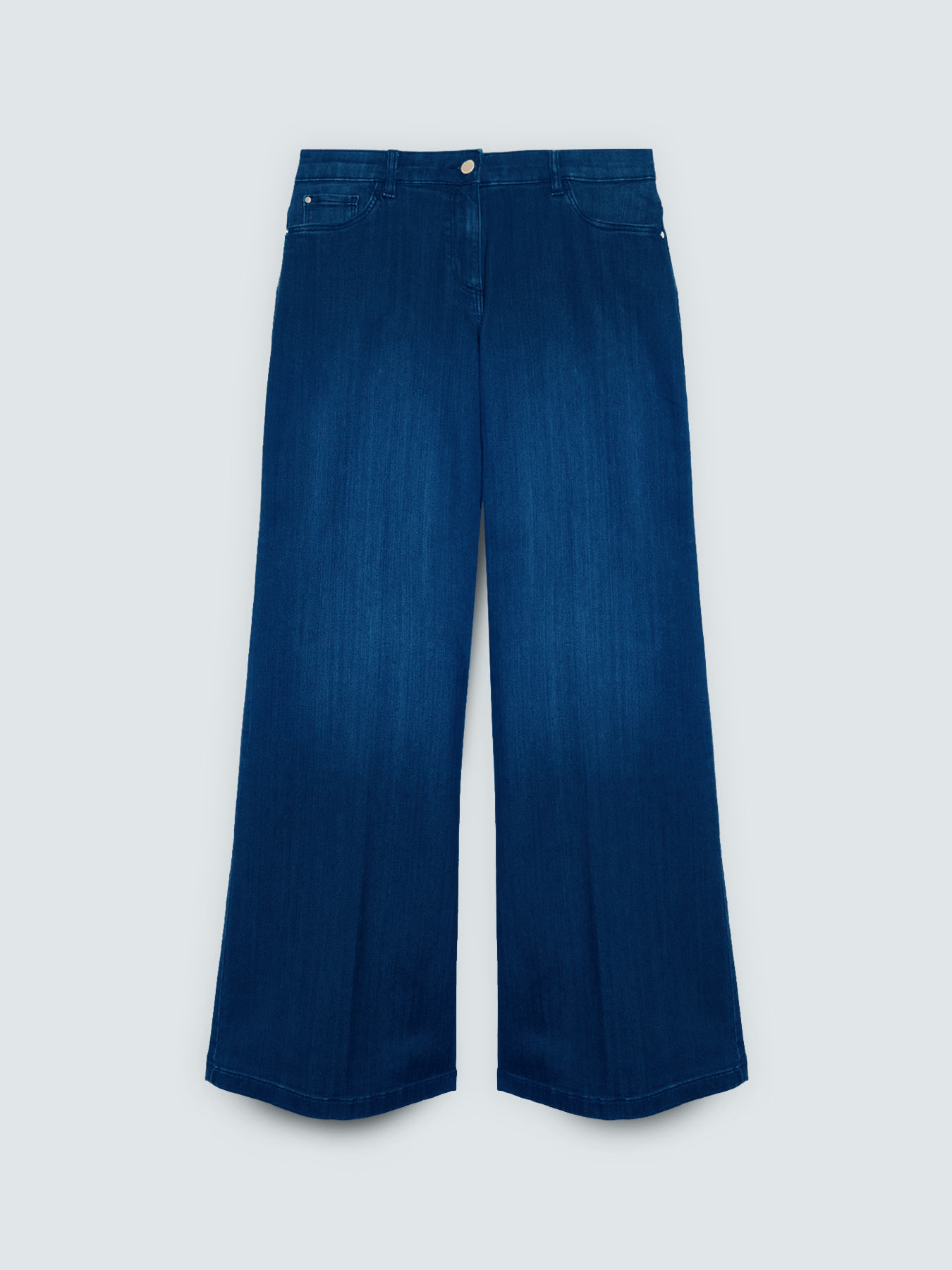 Wide Leg Jeans blue wash image number 5