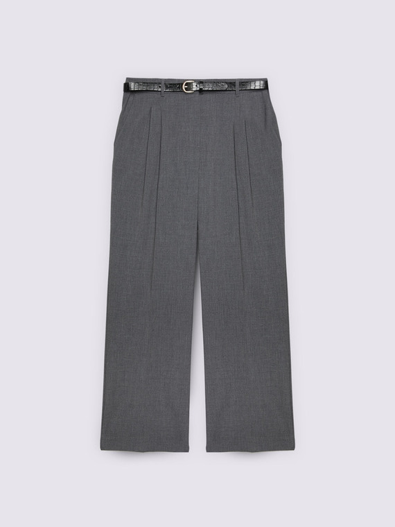 Tailored Wide Leg Trousers