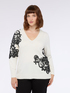 Sweater with lace details image number 3