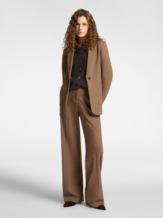 Pantalon homme en point milanais