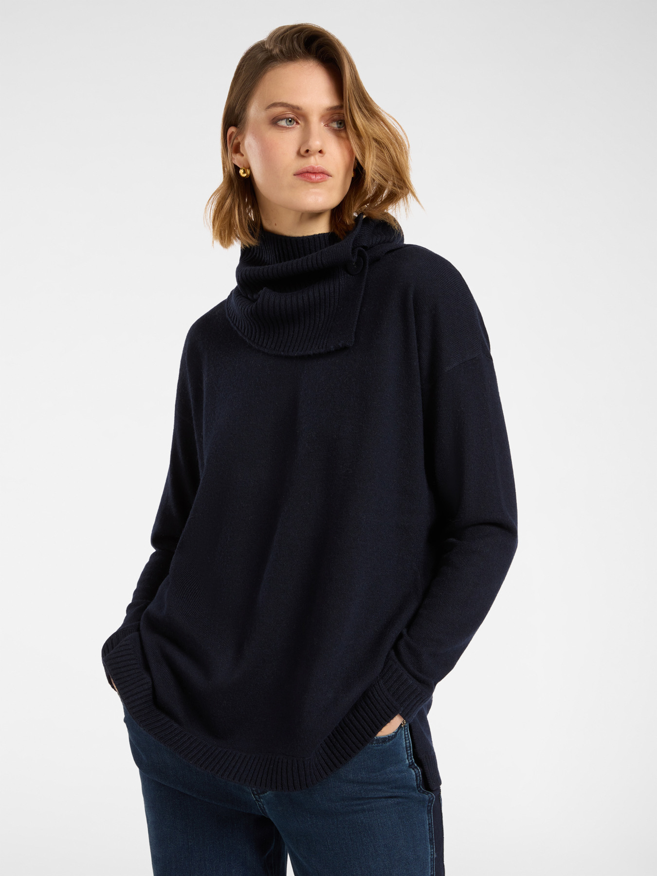 Camisola com gola destacável image number 0