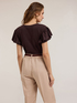 T-shirt with ruffle sleeves image number 1