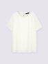 Camiseta bimaterial con aplicaciones de joyería image number 4