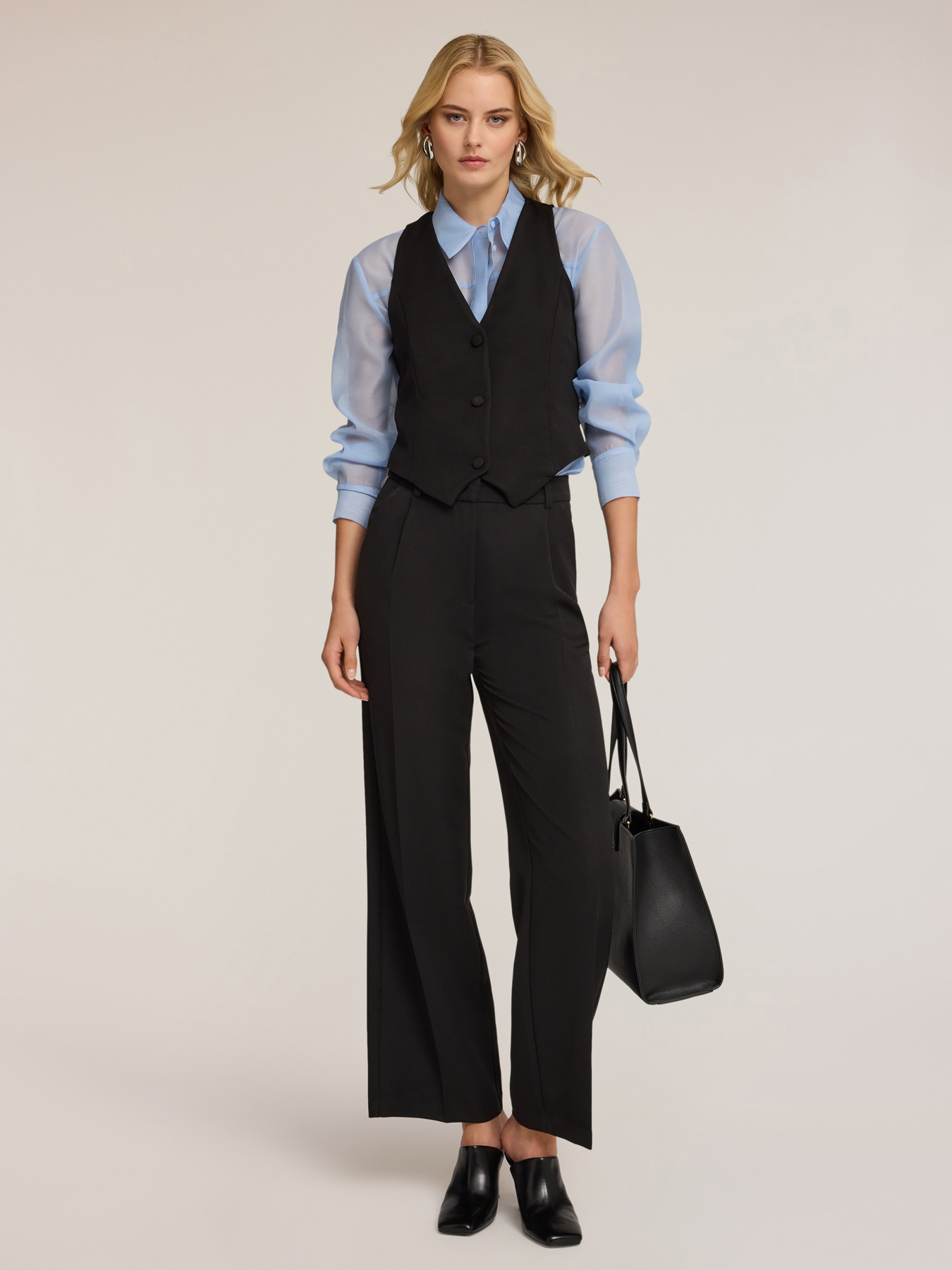 Gilet de tailleur en polyviscose image number 3