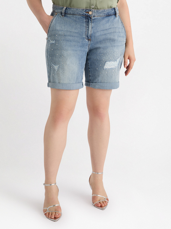 Denim shorts