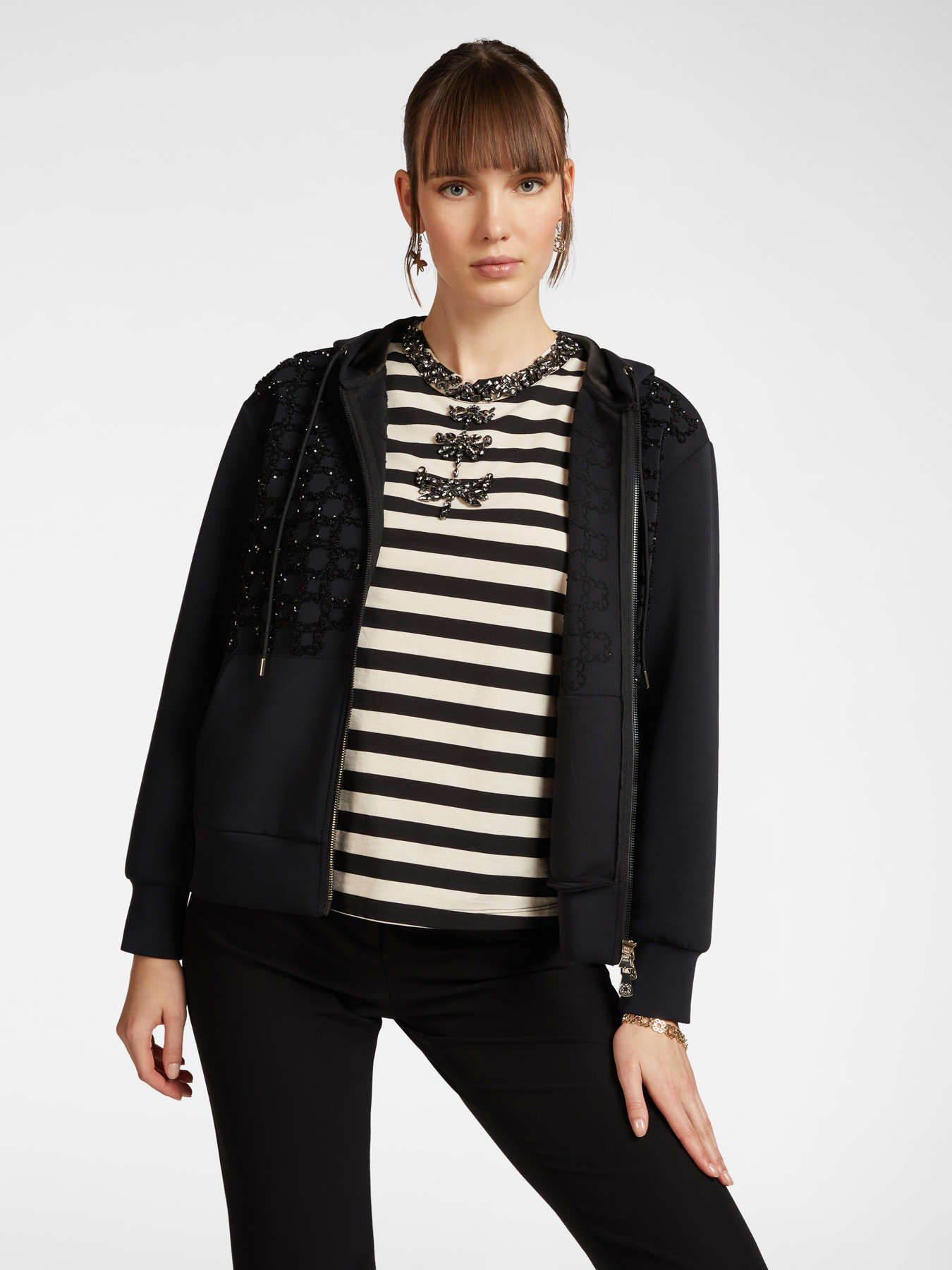 Sweatshirt with Monogram embroidery image number 0
