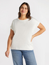 Blusa in raso e jersey image number 2