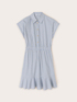 Striped cotton chemisier dress image number 4