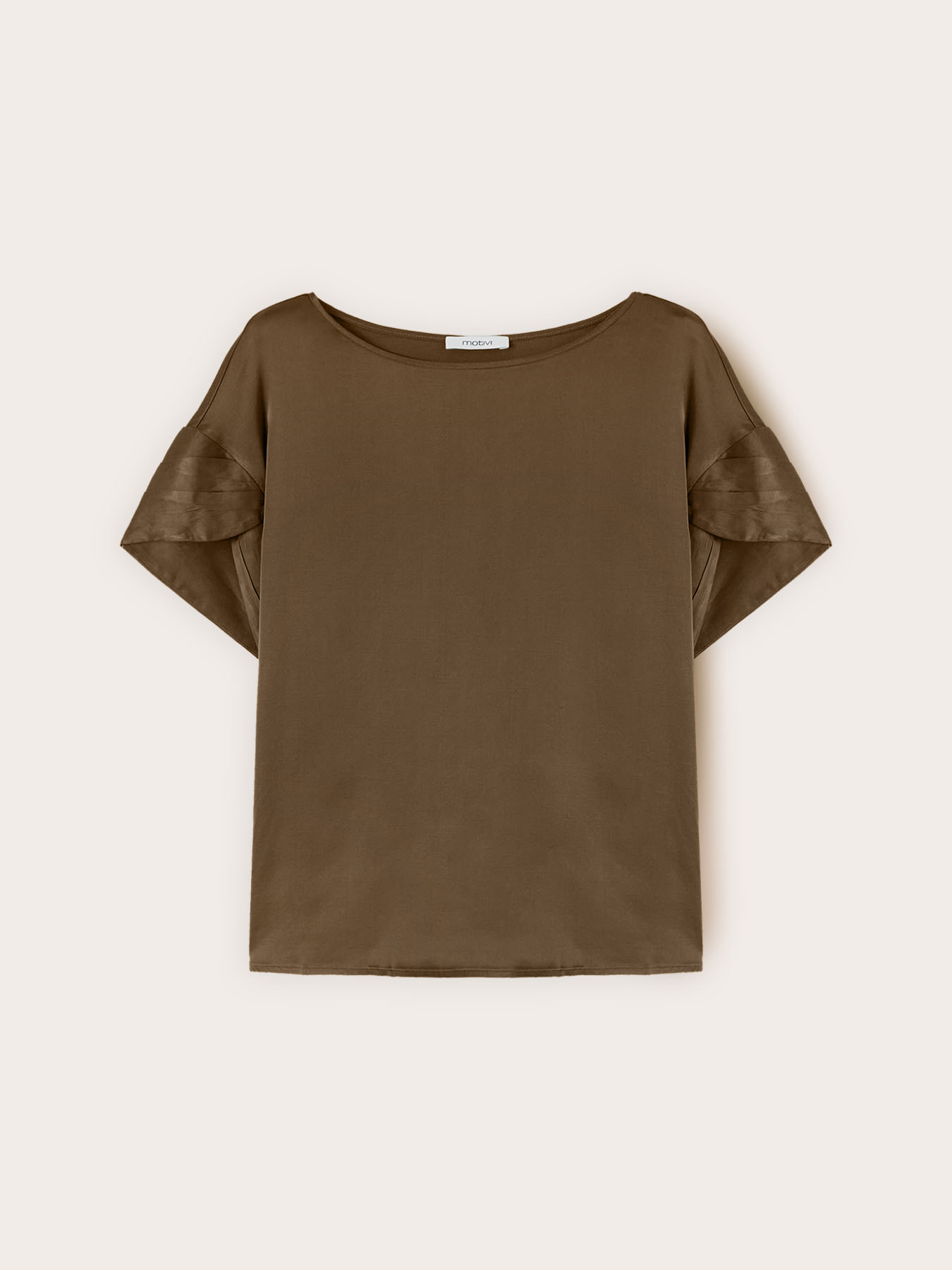 Blusa con maniche a petalo image number 4