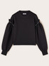 Sweatshirt aus Scuba-Stoff mit Perlendetail image number 4