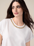 T-shirt with jewel embroidery image number 2