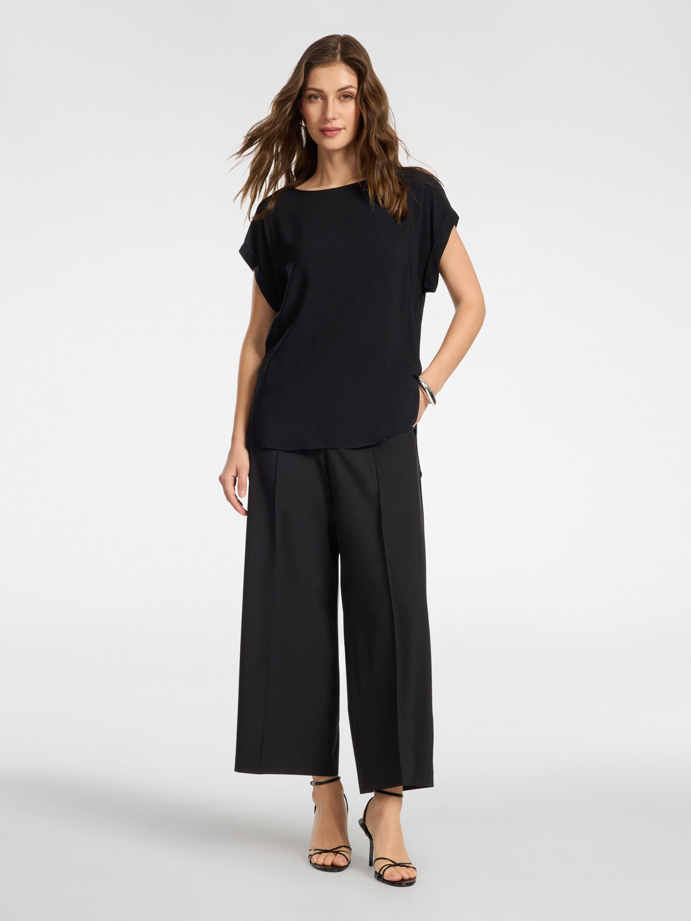 Cr&ecirc;pe de chine blouse image number 2