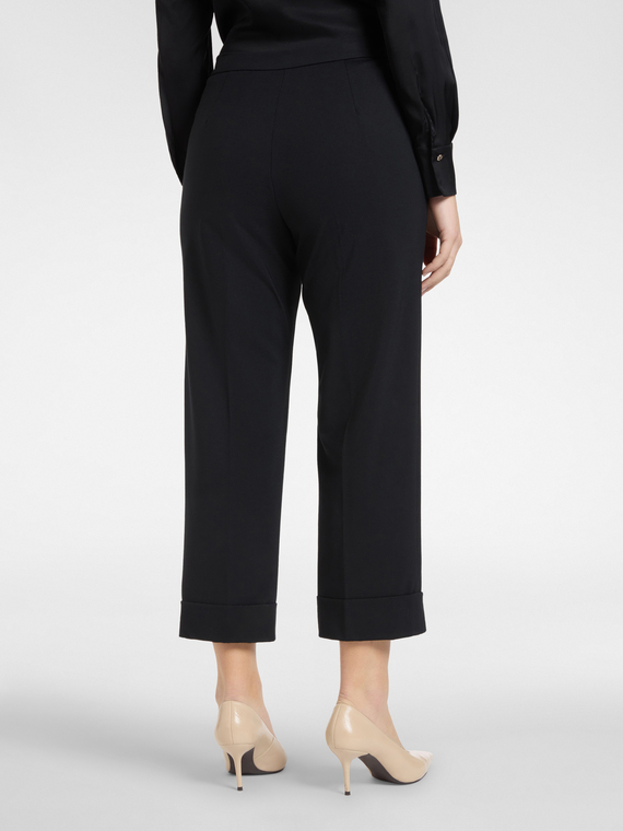 Pantalon large avec revers