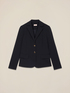 Blazer jacket in scuba crepe fabric image number 3