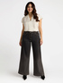 Jeans wide leg lavaggio nero image number 4