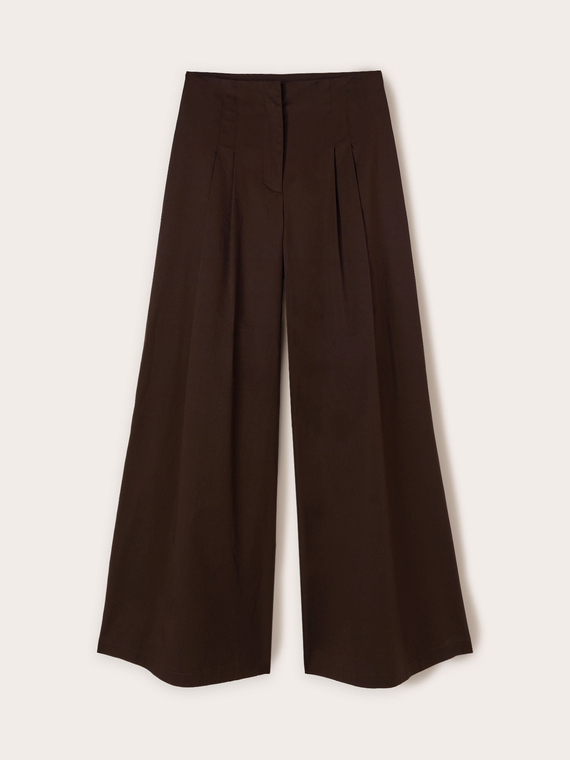 Pantaloni palazzo in cotone