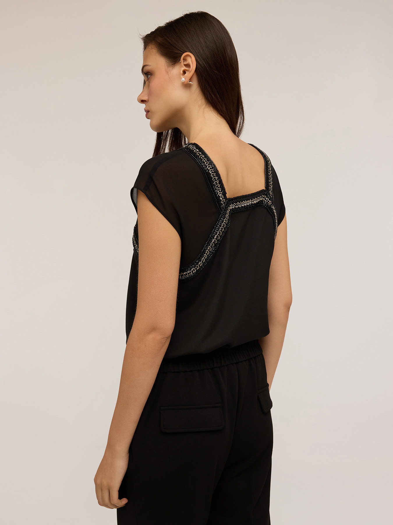 Chemisier fluide brodé image number 1