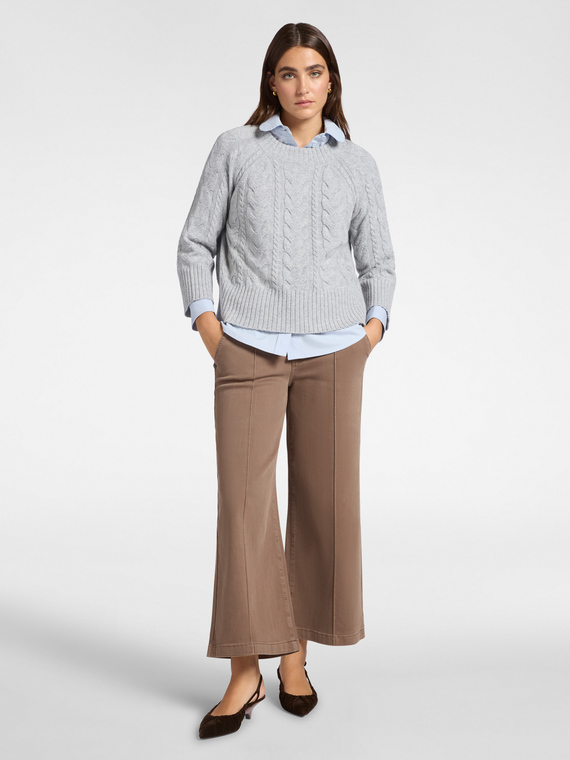 Verkürzte Marinière-Hose
