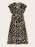 Rochie tip cămașă imprimată image number 4