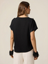 Jersey T-shirt with satin trim image number 1