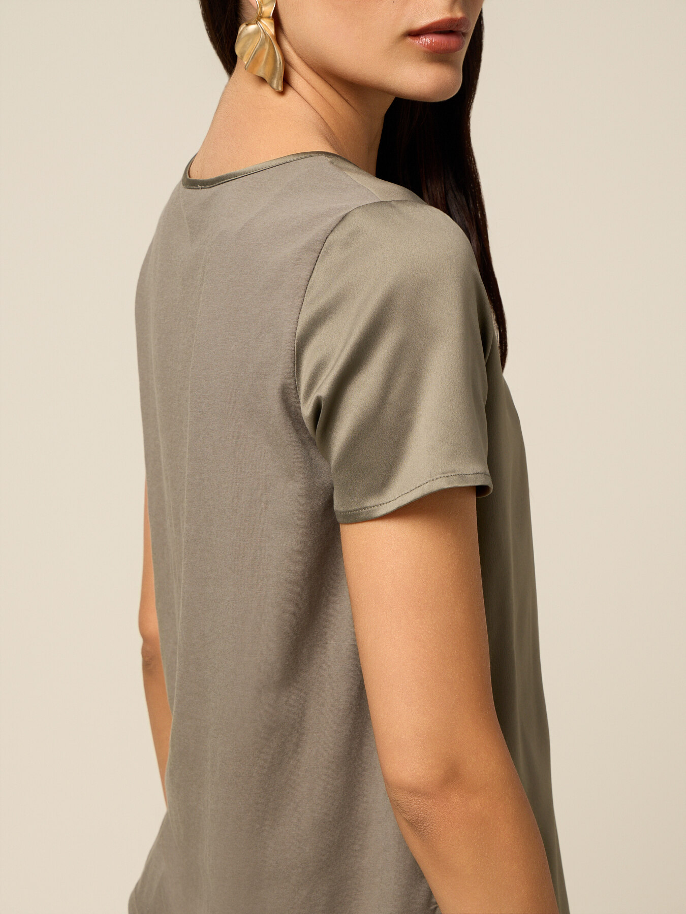 T-shirt bimaterica image number 2