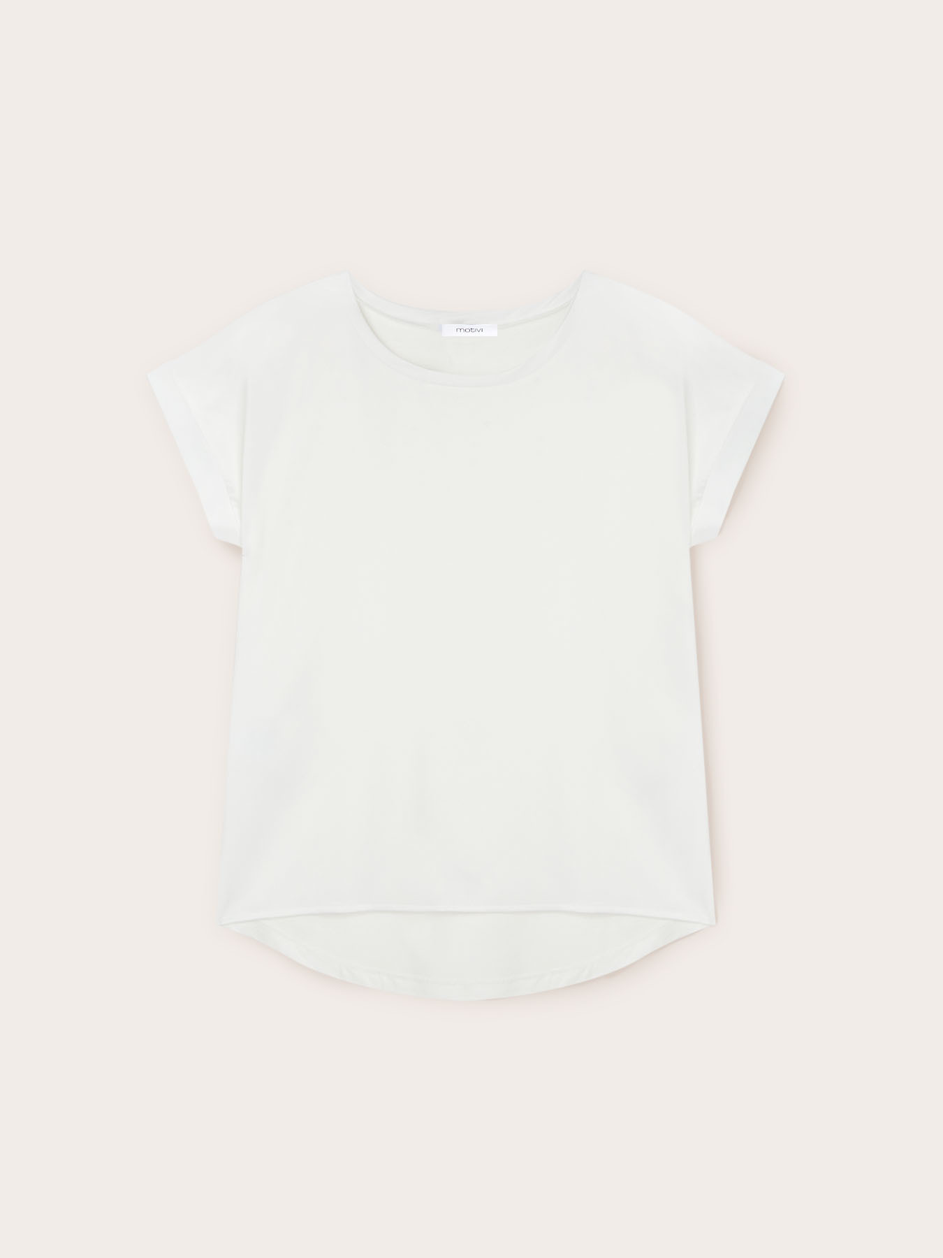 Dual fabric T-shirt image number 0