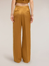 Pantalon palazzo en m&eacute;lange de lin image number 1