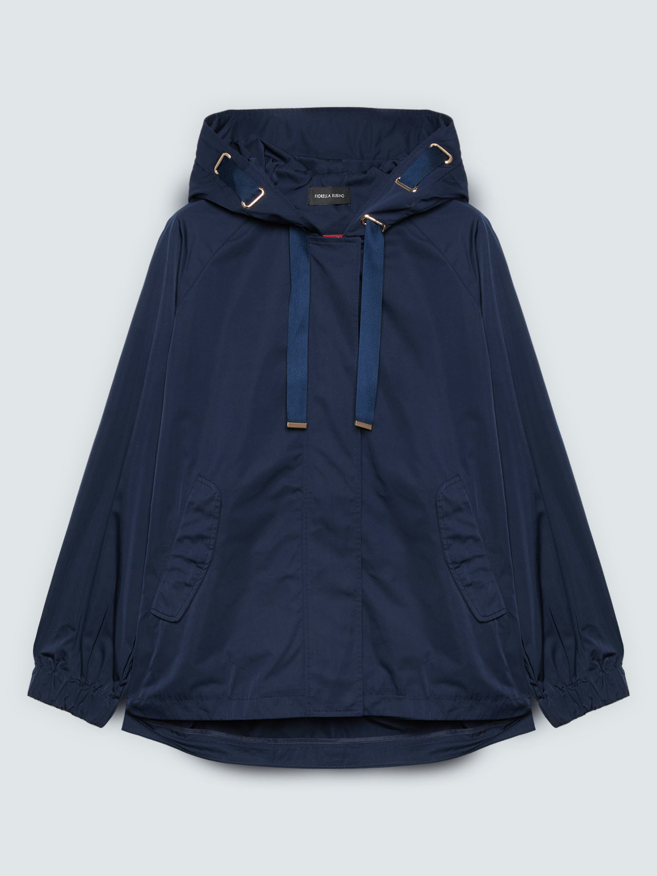 Parka with hood and maxi drawstring image number 4