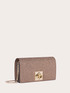 Wallet Bag in tessuto spalmato glitter image number 2