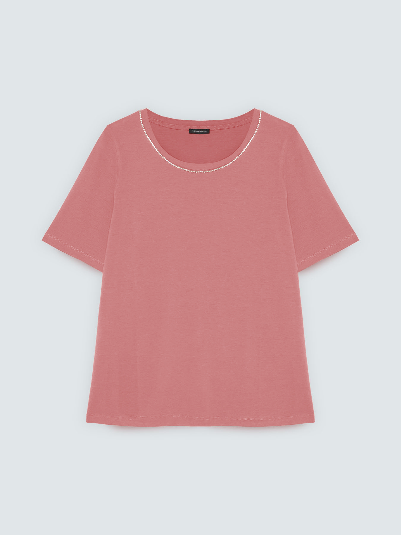 Cotton t-shirt with luminous appliqu&eacute;s image number 4