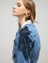 Giubbotto in denim con applicazioni image number 2