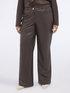 Pantaloni straight fit in tessuto spalmato image number 2