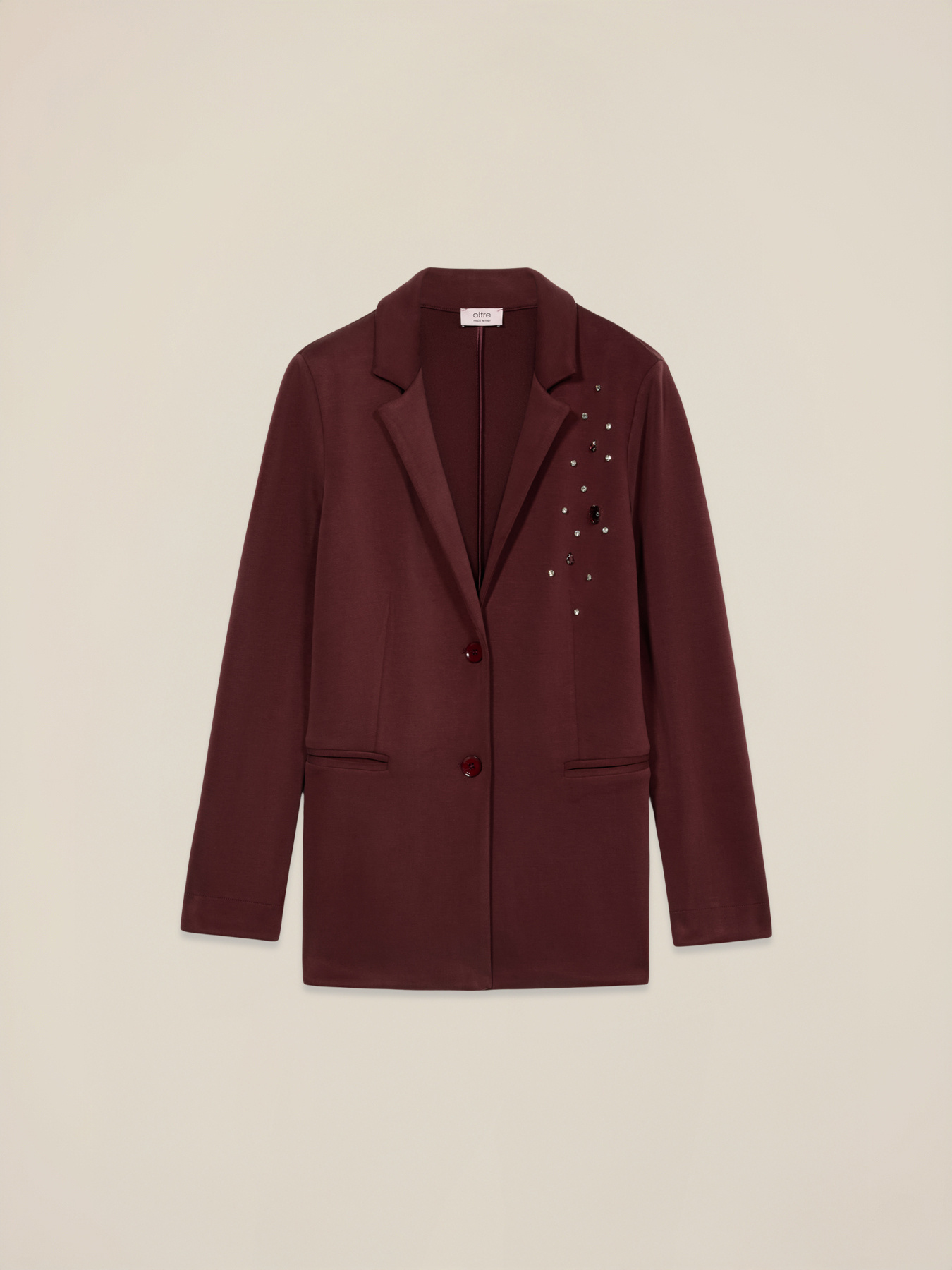 Veste en tissu scuba avec applications image number 4