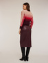 Coated fabric midiskirt image number 1