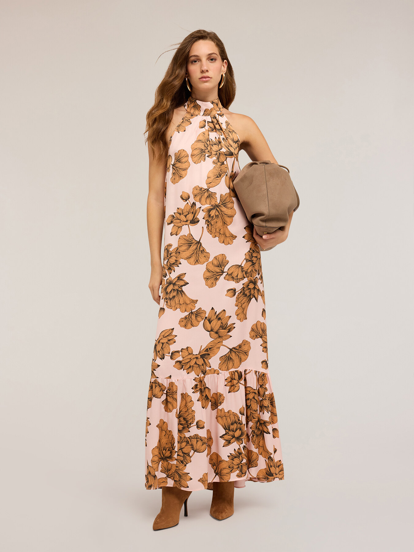 Floral long dress image number 0
