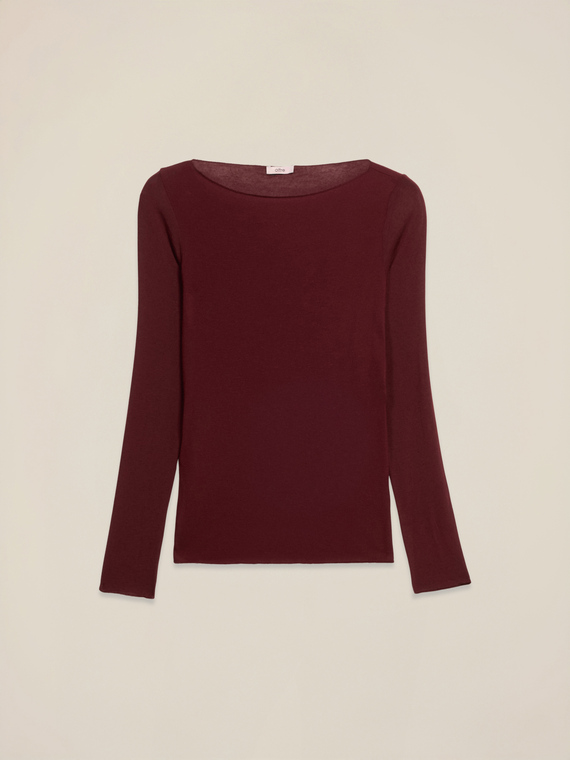 Cotton and cashmere blend T-shirt