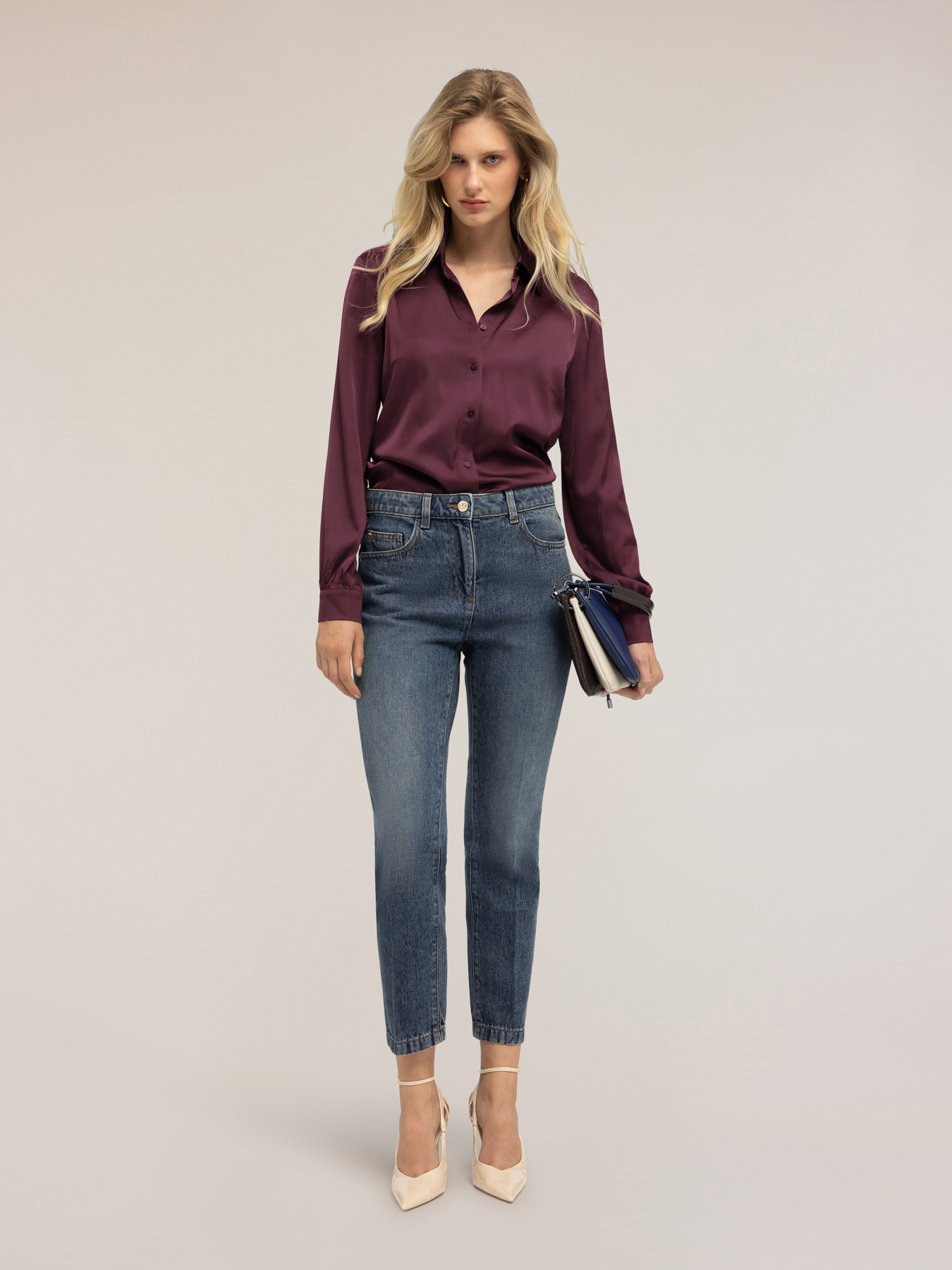 Satin shirt image number 2