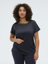 Zweifarbiges T-Shirt mit leuchtenden Applikationen image number 0