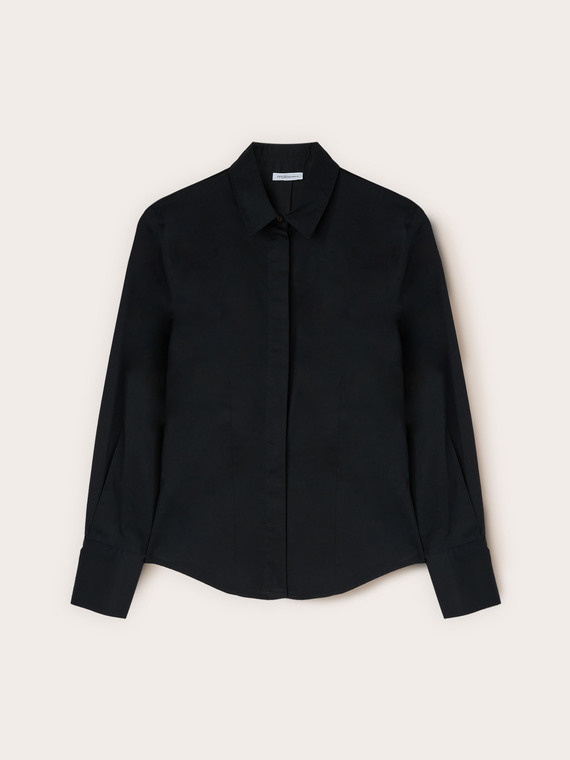 Cotton poplin shirt