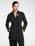 Long jacket with sash image number 0