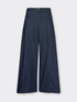Jeans wide leg in Chambray,  "Wanda" image number 4