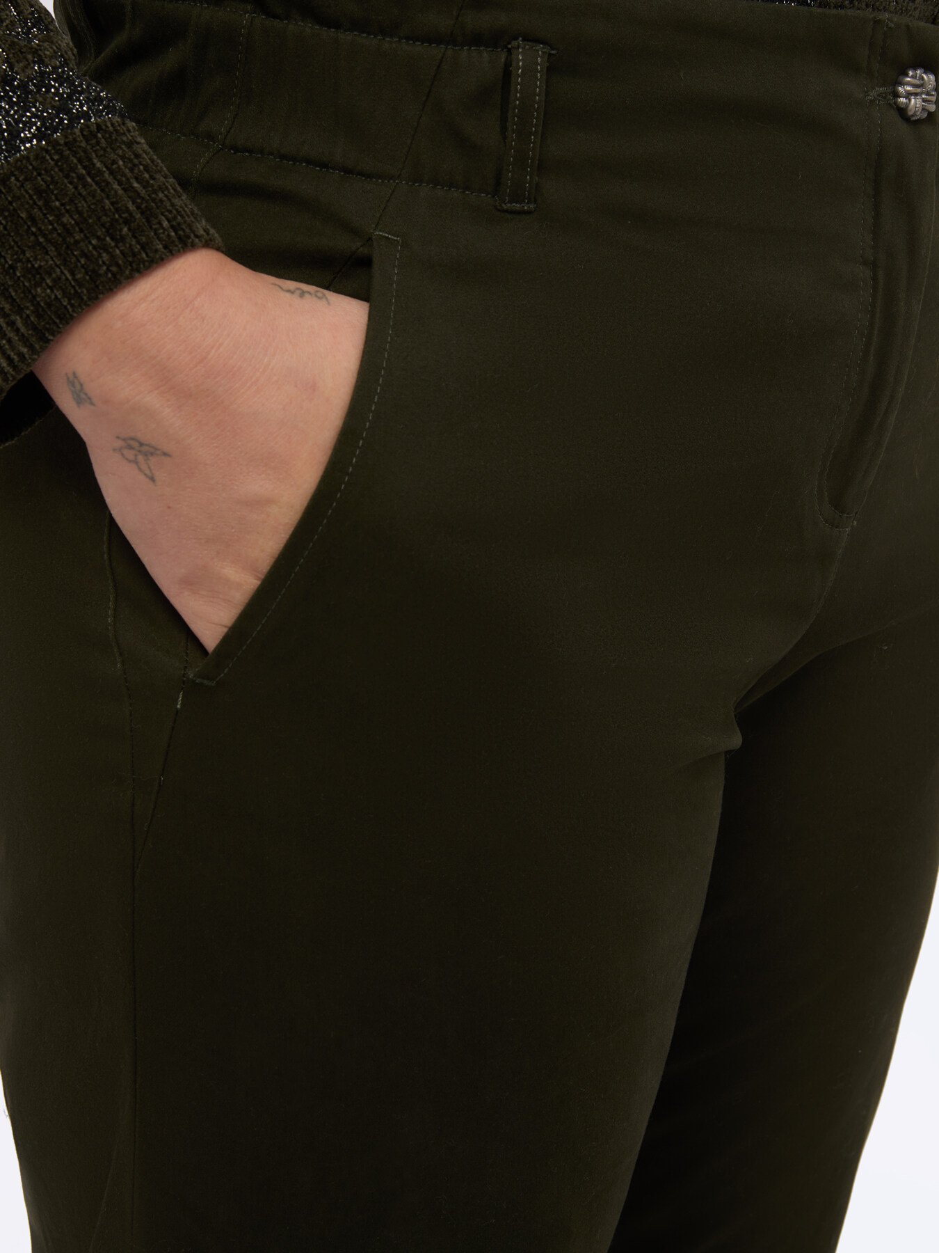 Pantalon Balloon en coton image number 1