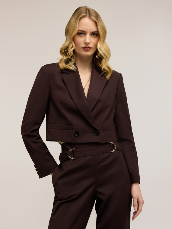 Double-breasted spencer jacket