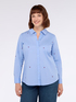 Heart embroidered poplin shirt image number 0