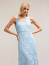 Midi dress in macramé lace image number 3