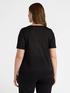 Lurex T-shirt with detail on the neckline image number 1