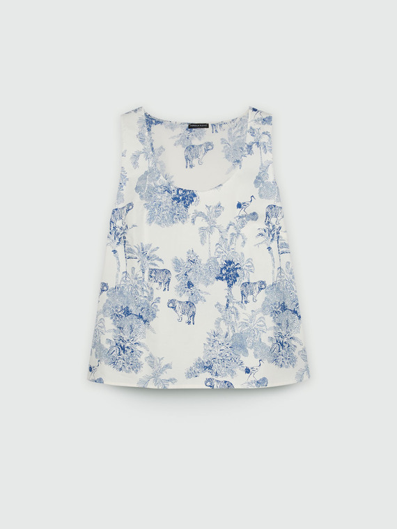 Jungle print top