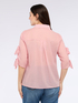 Cotton shirt with bows on the sleeves image number 1