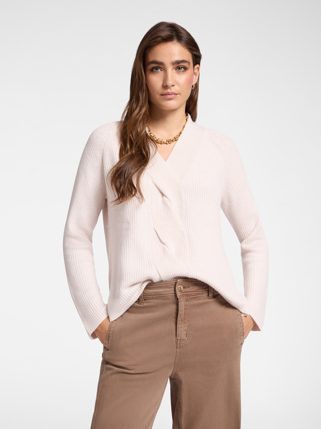 Maglia con maxi treccia image number 0